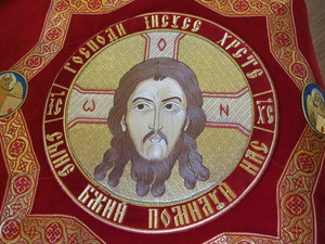 Хоругвии в наш Храм Иоанна Воина